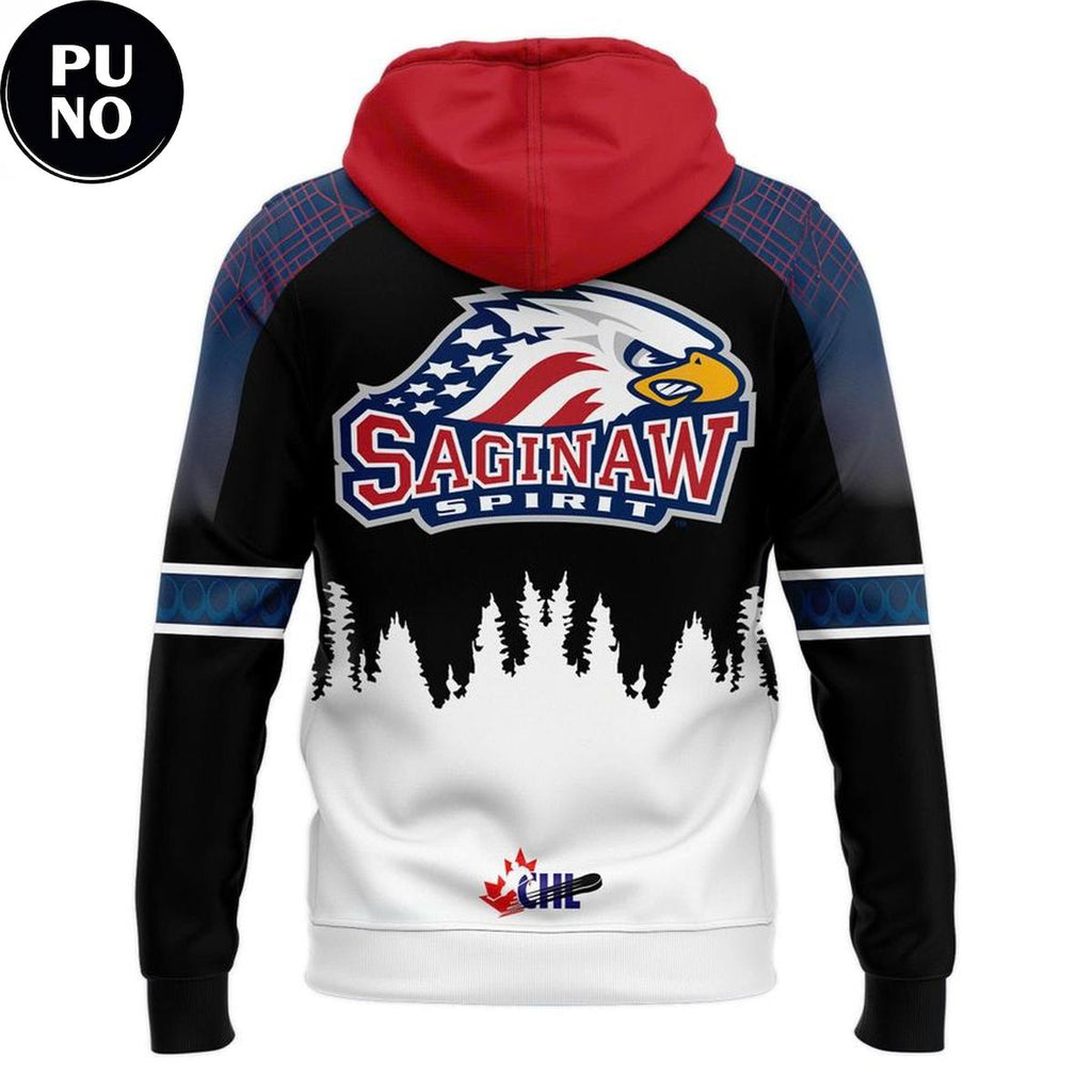 Saginaw Spirit 989 Connect Warmup 2026 Hoodie