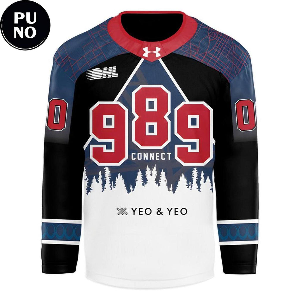 Saginaw Spirit 989 Connect Warmup 2026 Personalized Hockey Jersey