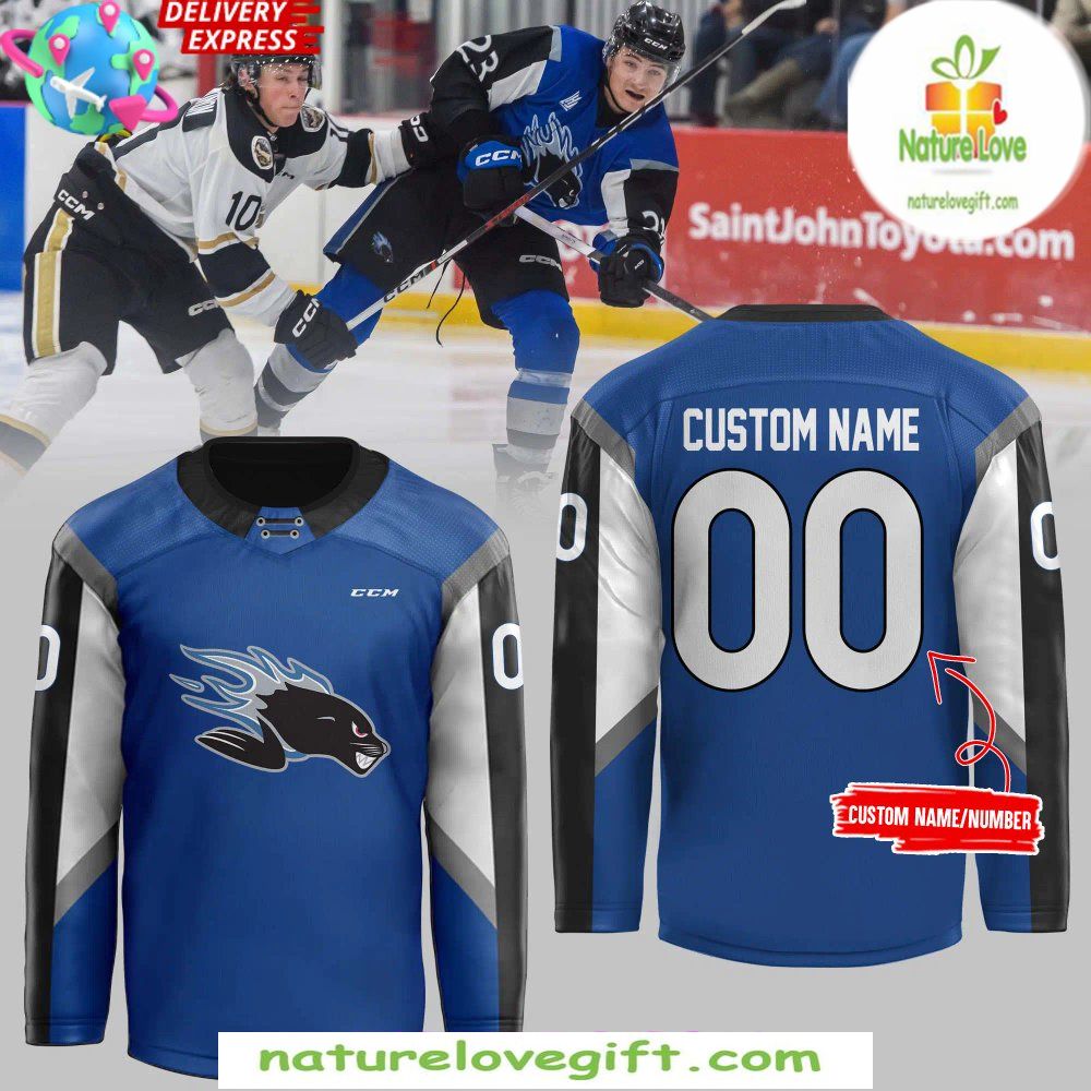 Saint John Sea Dogs 2026 Blue Hockey Jersey Men’s