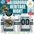 San Jose Sharks 2026 Salvadoran Heritage Night Hockey Jersey