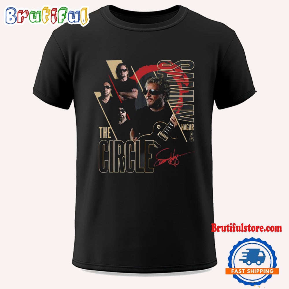 Sammy Hagar Red Rocker The Circle Band 2024 T Shirt