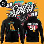 San Antonio Spurs 2026 Fiesta Alien Landing Hoodie T-Shirt