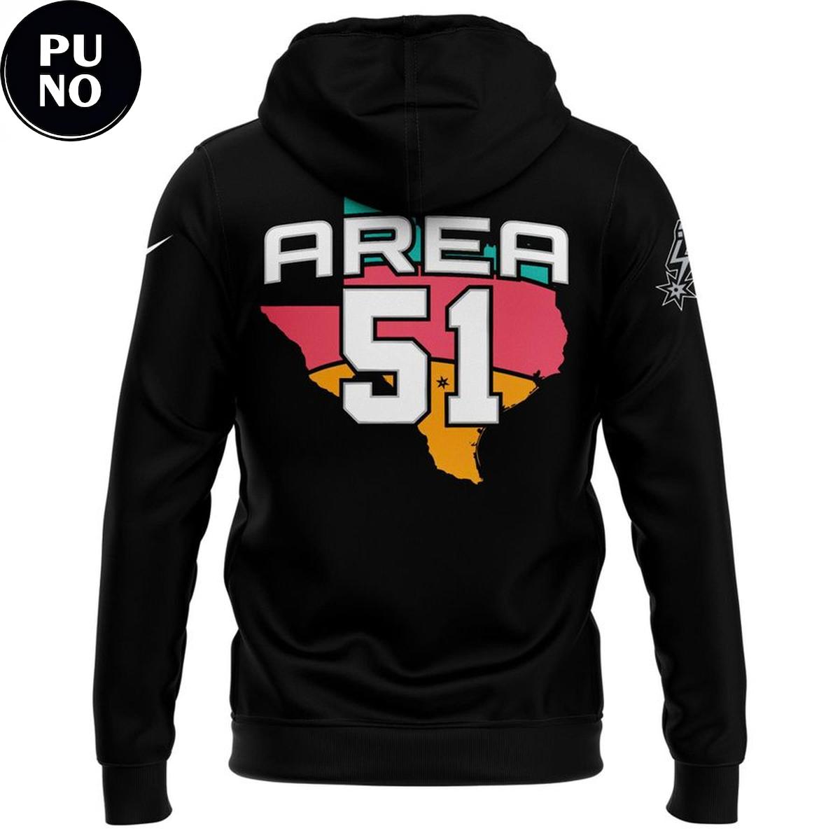 San Antonio Spurs 2026 Fiesta Alien Landing Hoodie T-Shirt