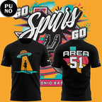 San Antonio Spurs 2026 Fiesta Alien Landing Hoodie T-Shirt