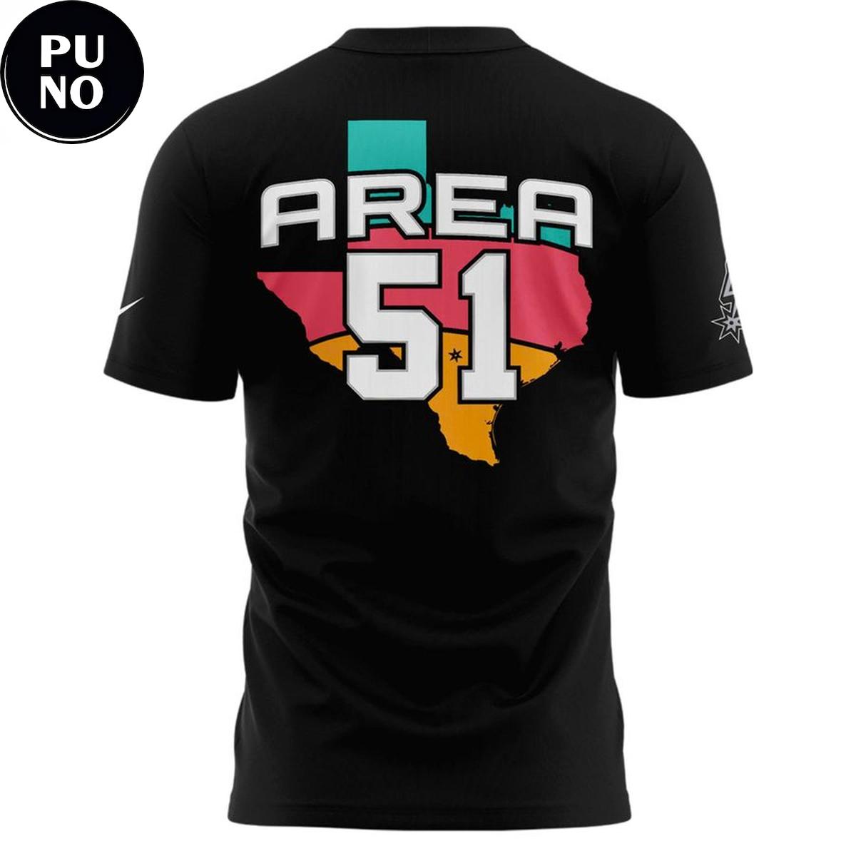 San Antonio Spurs 2026 Fiesta Alien Landing Hoodie T-Shirt