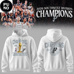San Antonio Spurs 2026 NBA Southwest Division Champions Hoodie Shirt