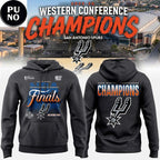 San Antonio Spurs 2026 NBA Western Conference Champions Hoodie T-Shirt