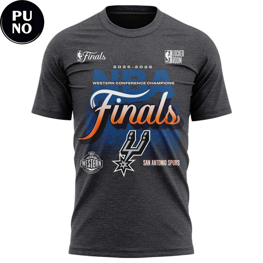 San Antonio Spurs 2026 NBA Western Conference Champions Hoodie T-Shirt