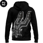 San Antonio Spurs 2026 Por Vida Black Hoodie T-Shirt