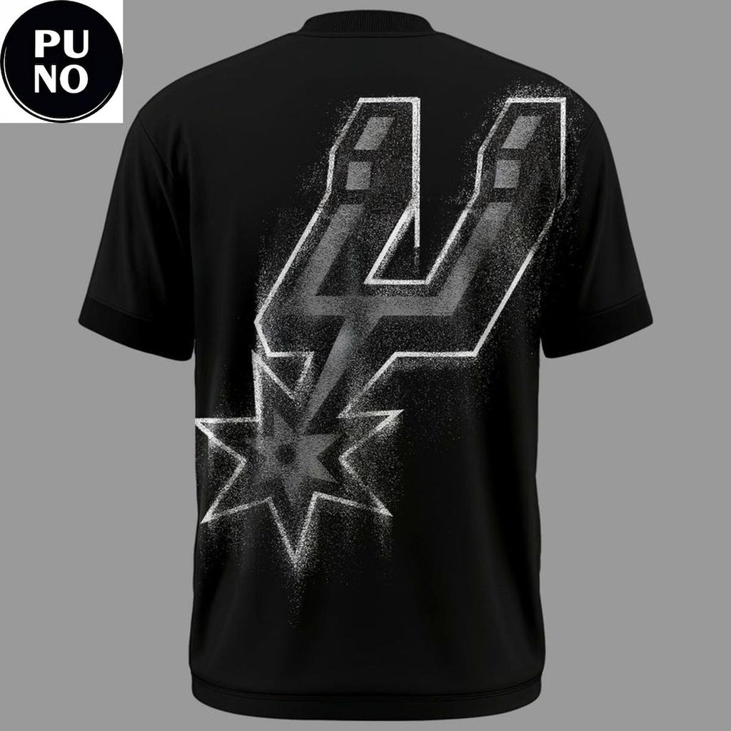 San Antonio Spurs 2026 Por Vida Black Hoodie T-Shirt