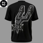 San Antonio Spurs 2026 Por Vida Black Hoodie T-Shirt