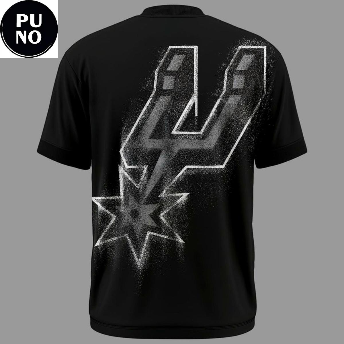 San Antonio Spurs 2026 Por Vida Black Hoodie T-Shirt