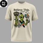 San Antonio Spurs 2026 Wemby Alien Beige Hoodie T-Shirt