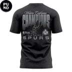 San Antonio Spurs Fanatics Charcoal 2026 Western Conference Finals Champions Hoodie T-Shirt