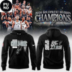 San Antonio Spurs New Era 2026 Southwest Division Champions Hoodie T-Shirt