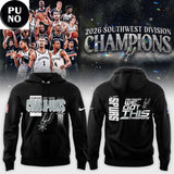San Antonio Spurs New Era 2026 Southwest Division Champions Hoodie T-Shirt