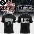 San Antonio Spurs New Era 2026 Southwest Division Champions Hoodie T-Shirt