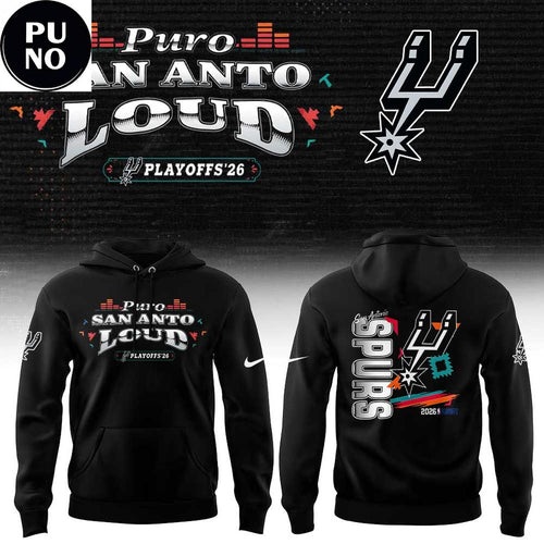 San Antonio Spurs Playoffs 2026 Puro San Anto Loud Hoodie T-Shirt