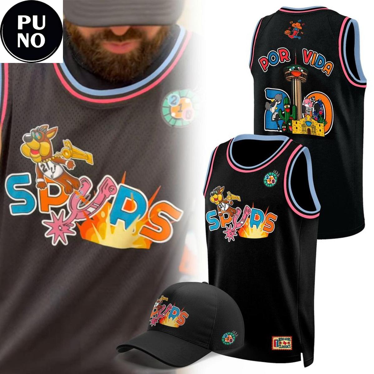San Antonio Spurs Por Vida 2026 Basketball Jersey