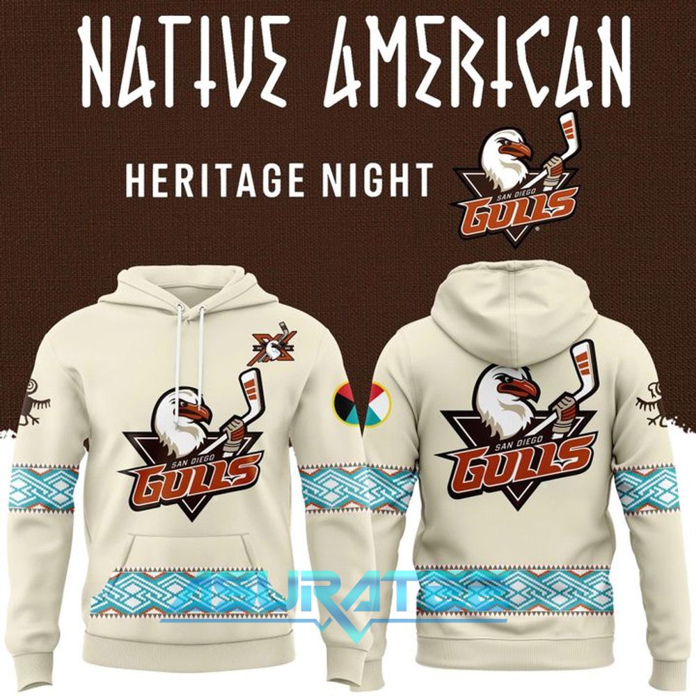 San Diego Gulls x Native American Heritage Night 2026 Hoodie, Cap