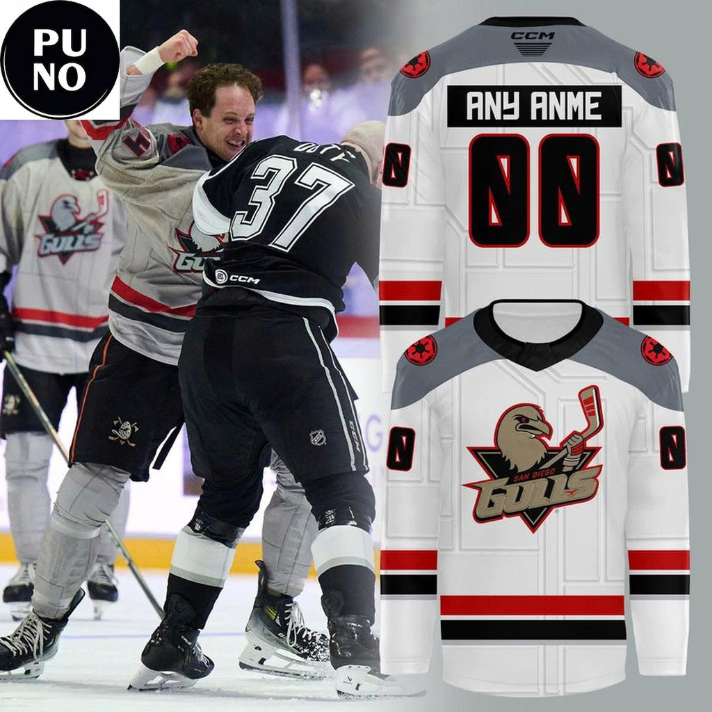 San Diego Gulls x Star Wars Night 2026 Personalized Hockey Jersey