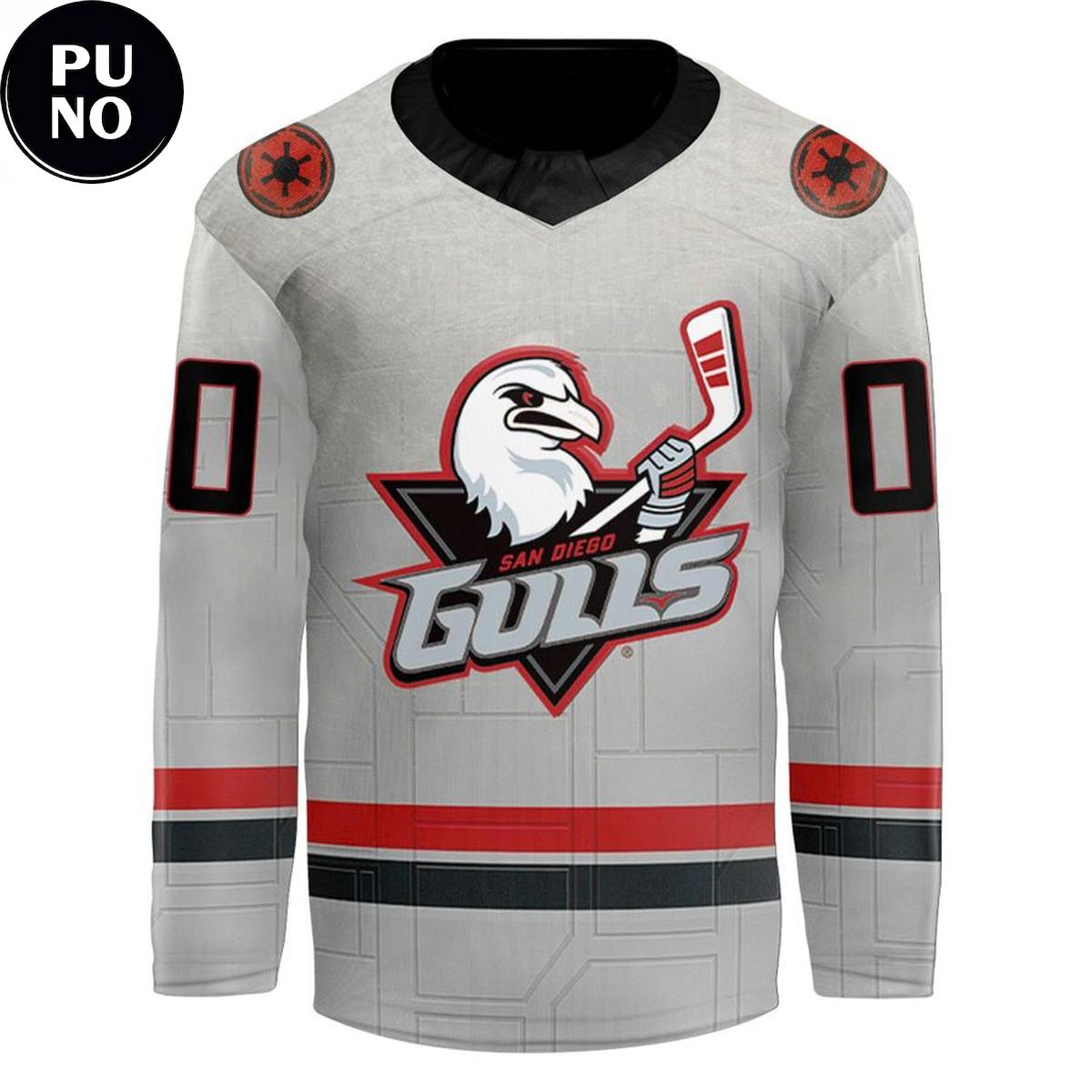 San Diego Gulls x Star Wars Night 2026 Personalized Hockey Jersey