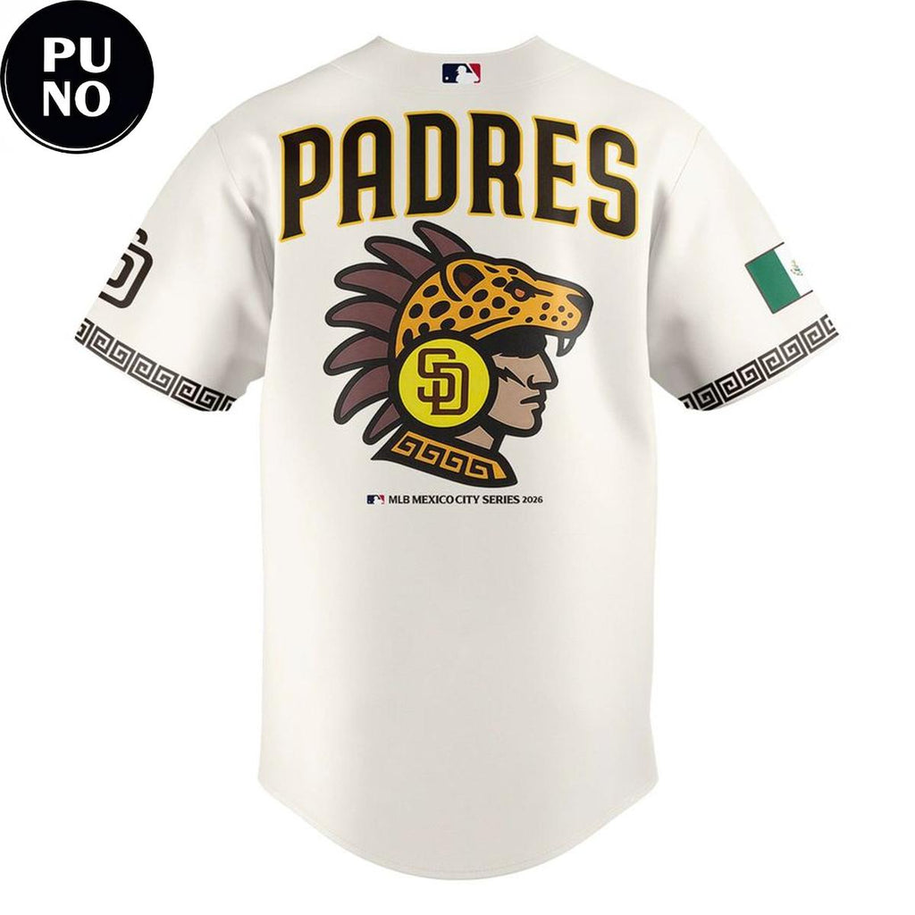 San Diego Padres 2026 MLB Mexico City Series Baseball Jersey