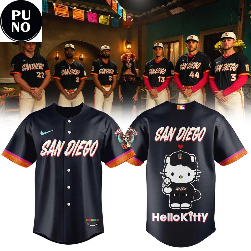 San Diego Padres City Connect x Hello Kitty 2026 Baseball Jersey