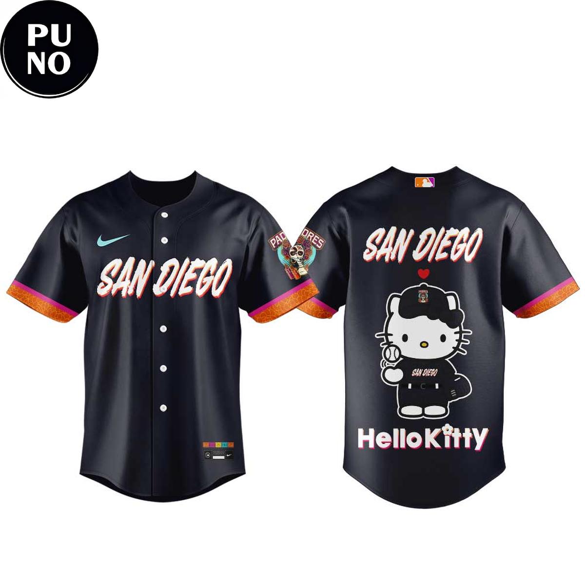 San Diego Padres City Connect x Hello Kitty 2026 Baseball Jersey