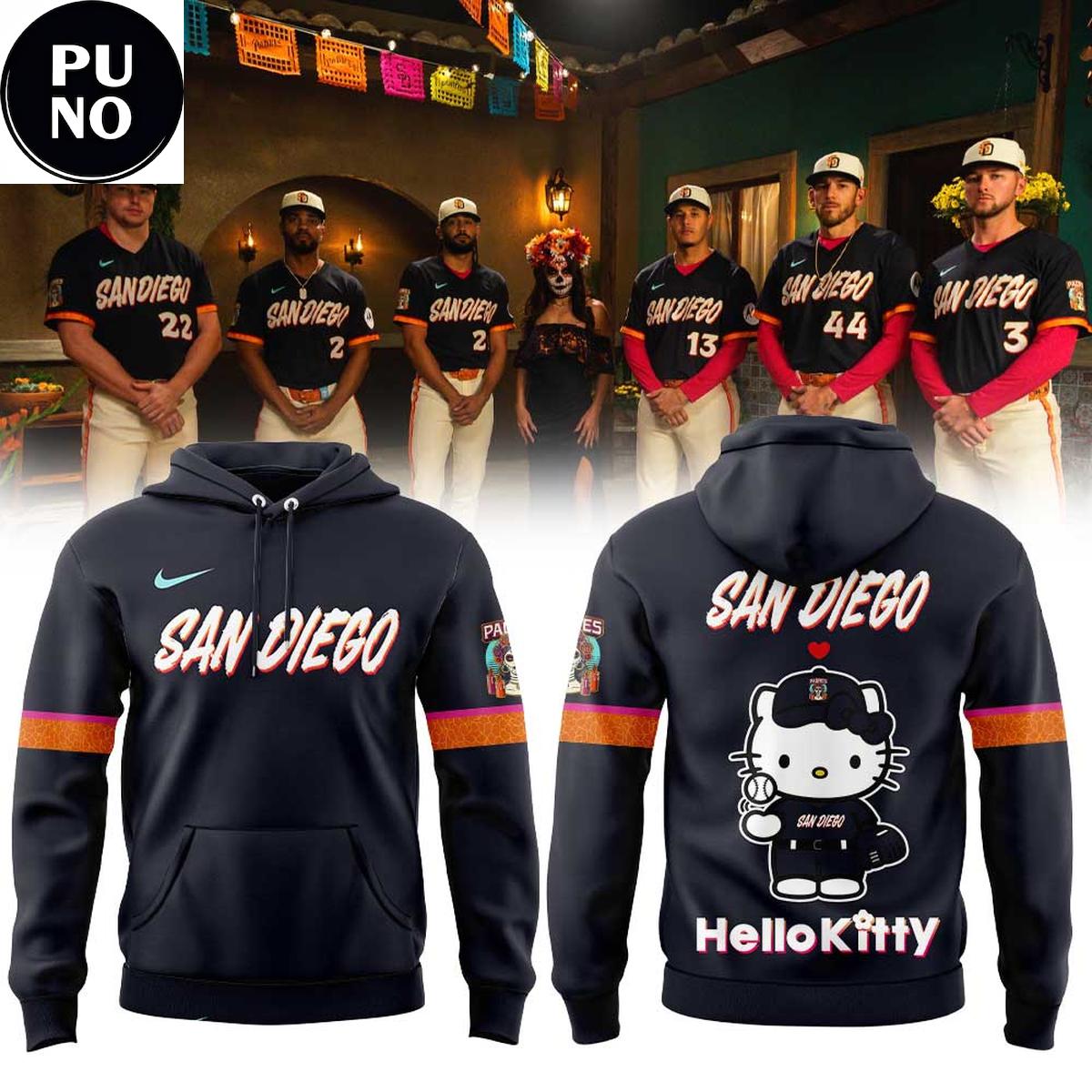 San Diego Padres City Connect x Hello Kitty 2026 Hoodie