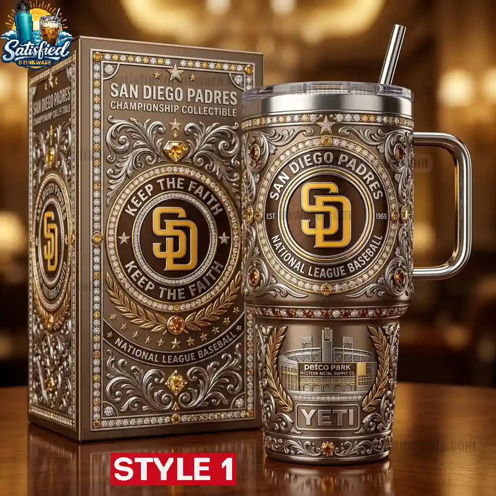 San Diego Padres Collector Edition With Handle Tumbler