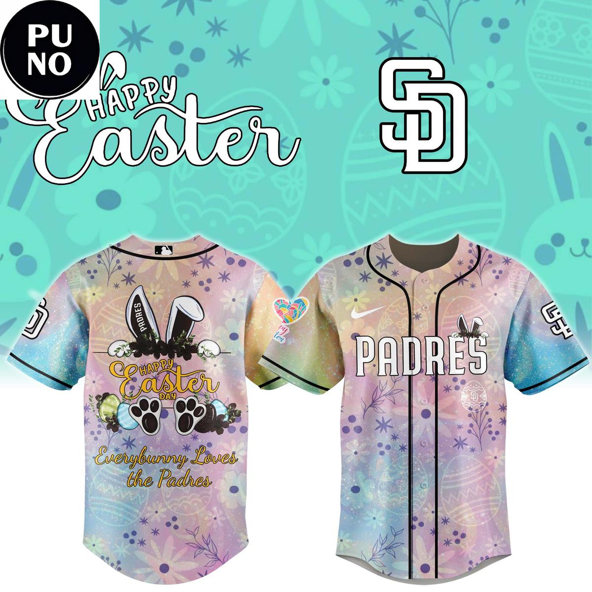 San Diego Padres Happy Easter’s Day 2026 Baseball Jersey