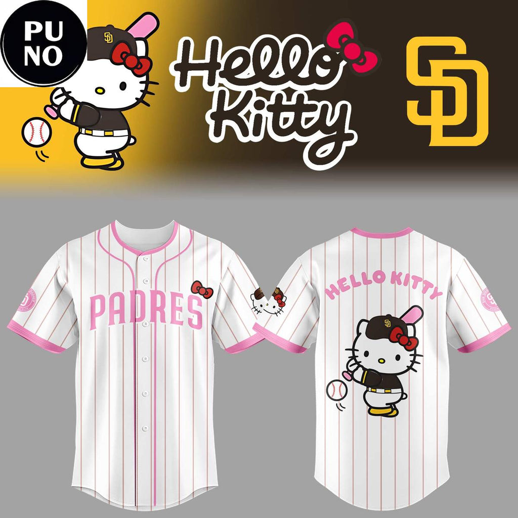San Diego Padres x Hello Kitty Day 2026 Baseball Jersey