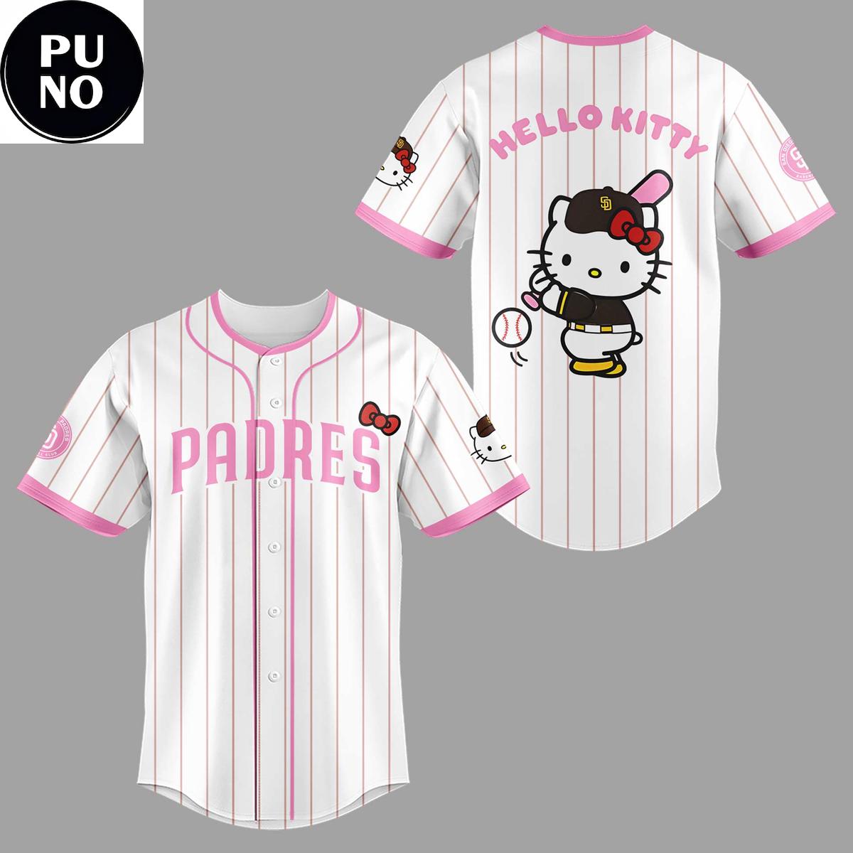 San Diego Padres x Hello Kitty Day 2026 Baseball Jersey