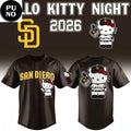 San Diego Padres x Hello Kitty Night 2026 Baseball Jersey