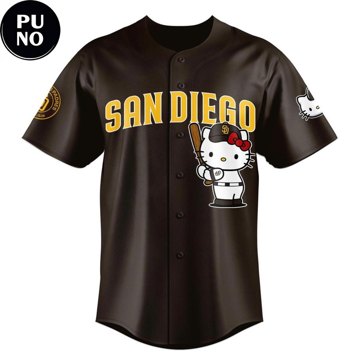 San Diego Padres x Hello Kitty Night 2026 Baseball Jersey