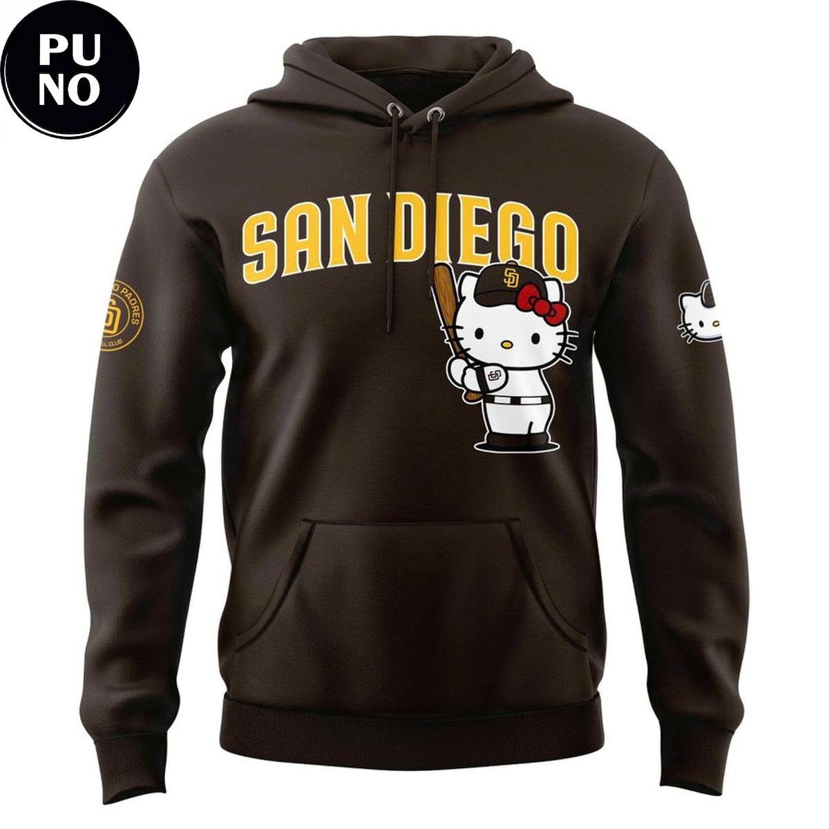 San Diego Padres x Hello Kitty Night 2026 Hoodie T-Shirt