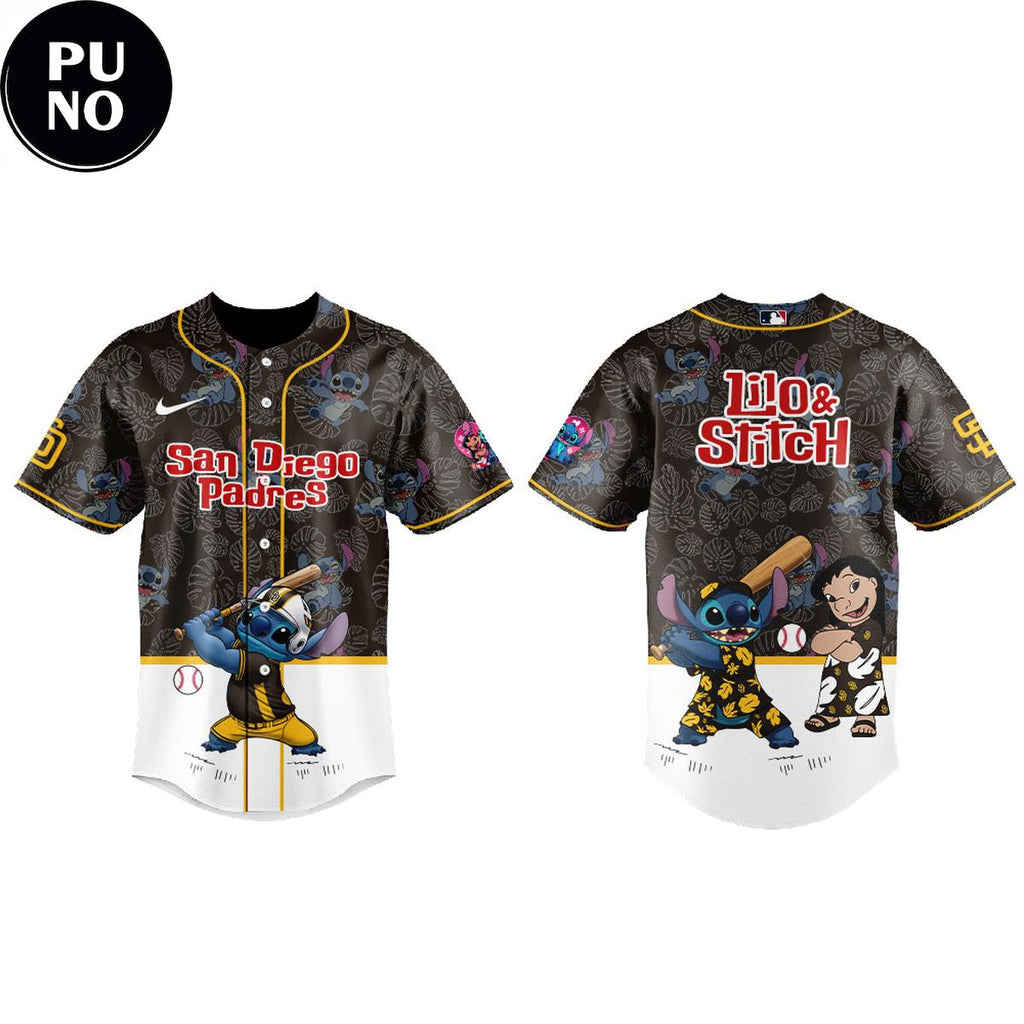 San Diego Padres x Lilo Stitch Night 2026 Baseball Jersey