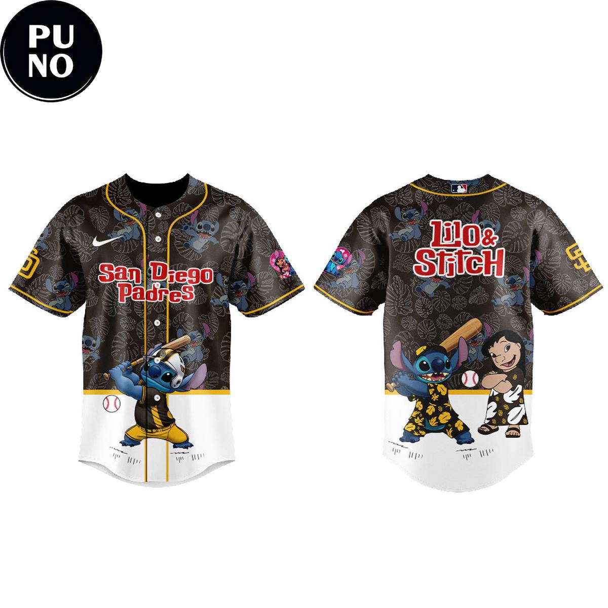 San Diego Padres x Lilo Stitch Night 2026 Baseball Jersey