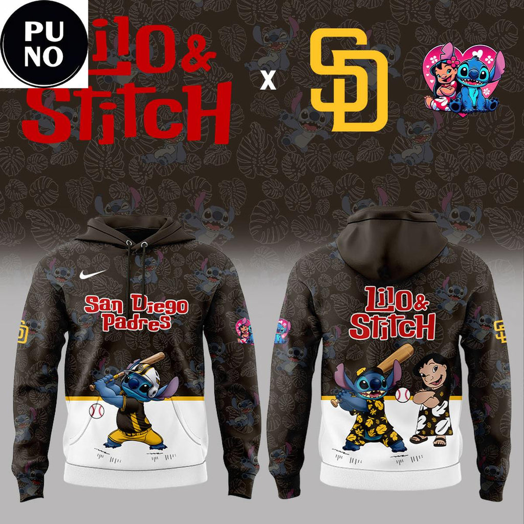 San Diego Padres x Lilo Stitch Night 2026 Hoodie