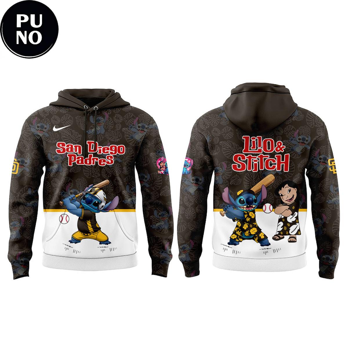 San Diego Padres x Lilo Stitch Night 2026 Hoodie