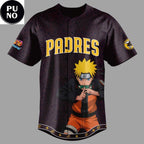 San Diego Padres x Naruto Night 2026 Baseball Jersey