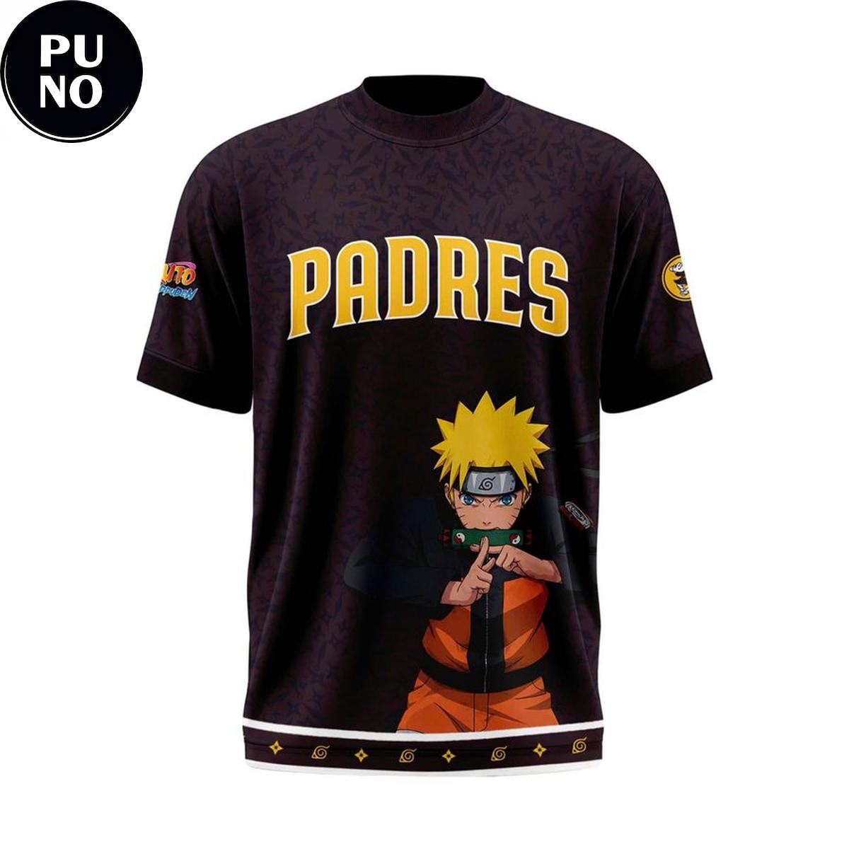 San Diego Padres x Naruto Night 2026 Hoodie T-Shirt