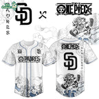 San Diego Padres x One Piece Jersey 2026 Luffy Gear 5