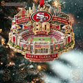 San Francisco 49ers 80th Anniversary Levi’s Stadium Christmas Ornament
