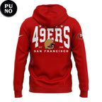 San Francisco 49ers Celebrate 80 Years Faithful 2026 Red Hoodie T-Shirt