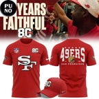 San Francisco 49ers Celebrate 80 Years Faithful 2026 Red Hoodie T-Shirt