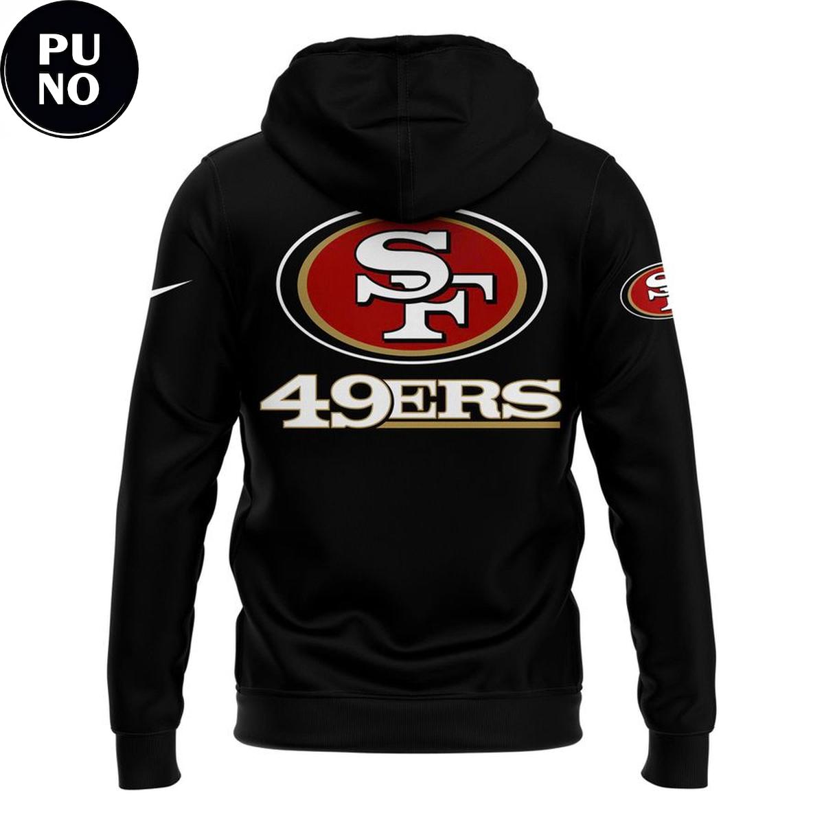 San Francisco 49ers Celebrate 80th Anniversary 2026 Black Hoodie T-Shirt