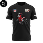San Francisco 49ers Celebrate 80th Anniversary 2026 Black Hoodie T-Shirt