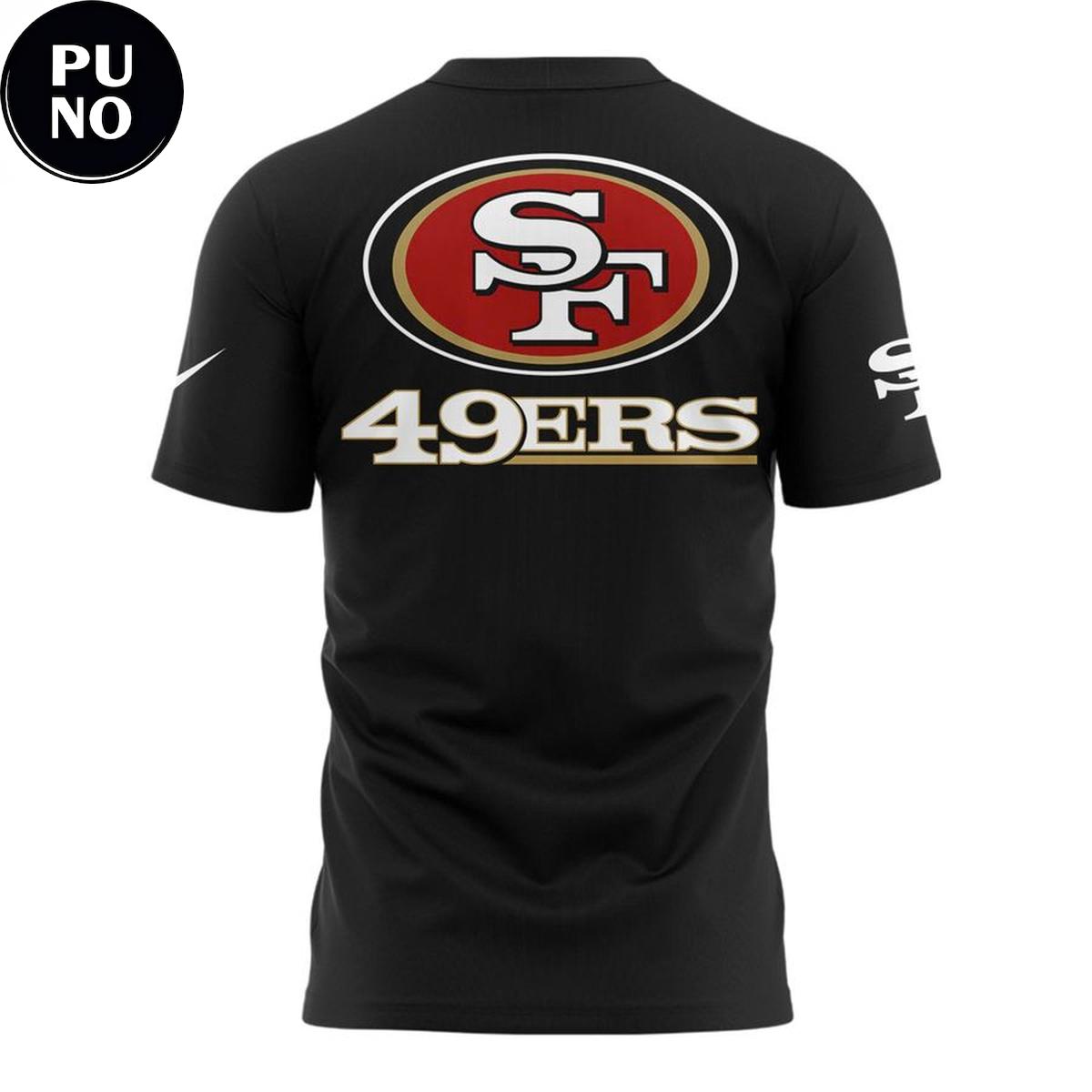 San Francisco 49ers Celebrate 80th Anniversary 2026 Black Hoodie T-Shirt